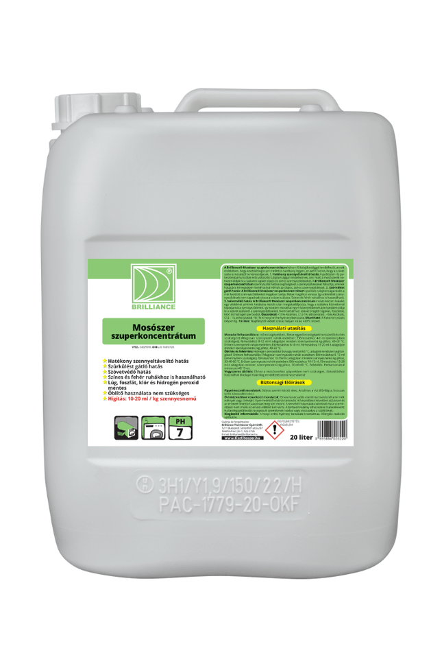 Brilliance® Mosószer Szuperkoncentrátum 20 liter - Ipar Market