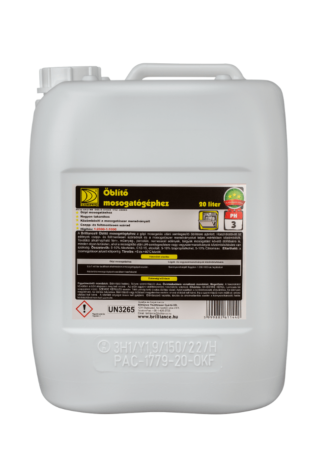 Brilliance® Öblítő mosogatógéphez 20 liter - Aracid