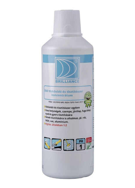 Brilliance® ÖKO Vízkőoldó és tisztítószer koncentrátum 1 liter - Ipar Market