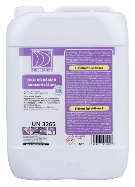 Brilliance® ÖKO Vízkőoldó koncentrátum 5 liter - Ipar Market