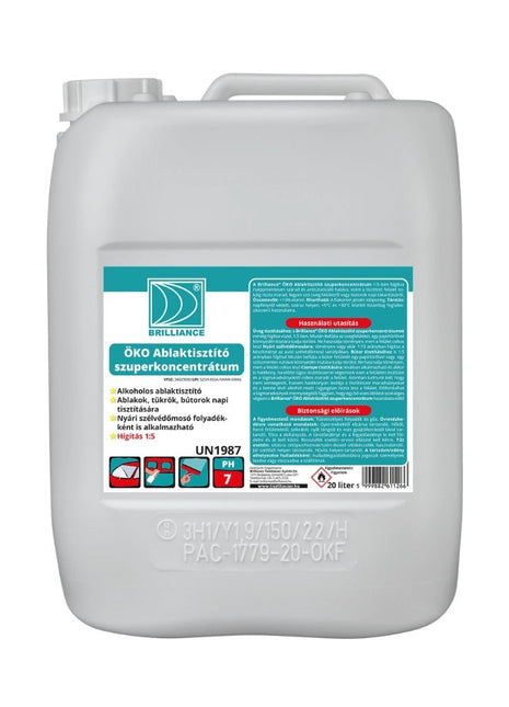 Brilliance® ÖKO Ablaktisztító szuperkoncentrátum 20 liter - Aracid