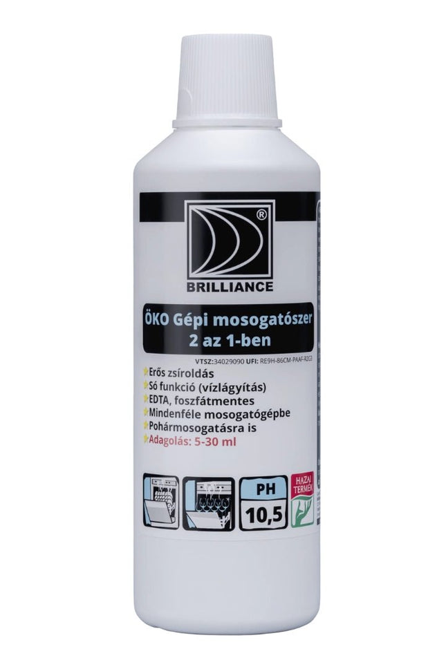 Brilliance® ÖKO Gépi mosogatószer 2 az 1 - ben 1 liter - Aracid