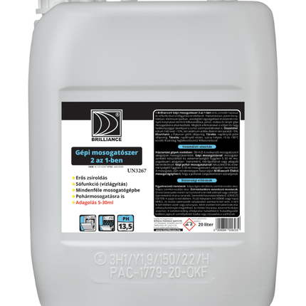 Brilliance® ÖKO Gépi mosogatószer 2 az 1 - ben 20 liter - Aracid