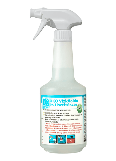 Brilliance® ÖKO Vízkőoldó és tisztítószer (hígítós flakonban) 0,75 liter - Ipar Market