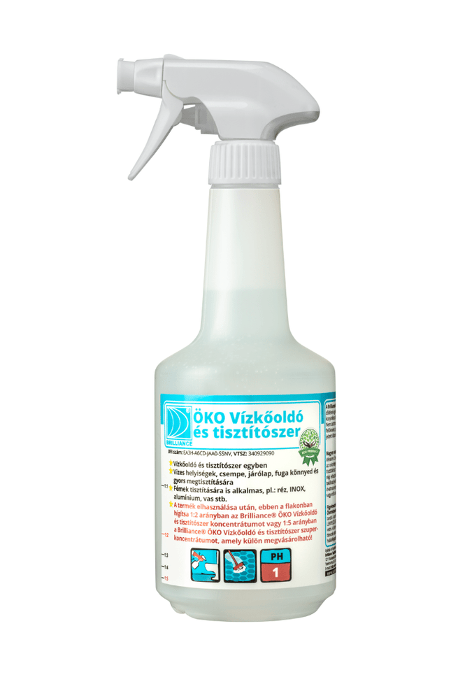 Brilliance® ÖKO Vízkőoldó és tisztítószer (hígítós flakonban) 0,75 liter - Ipar Market
