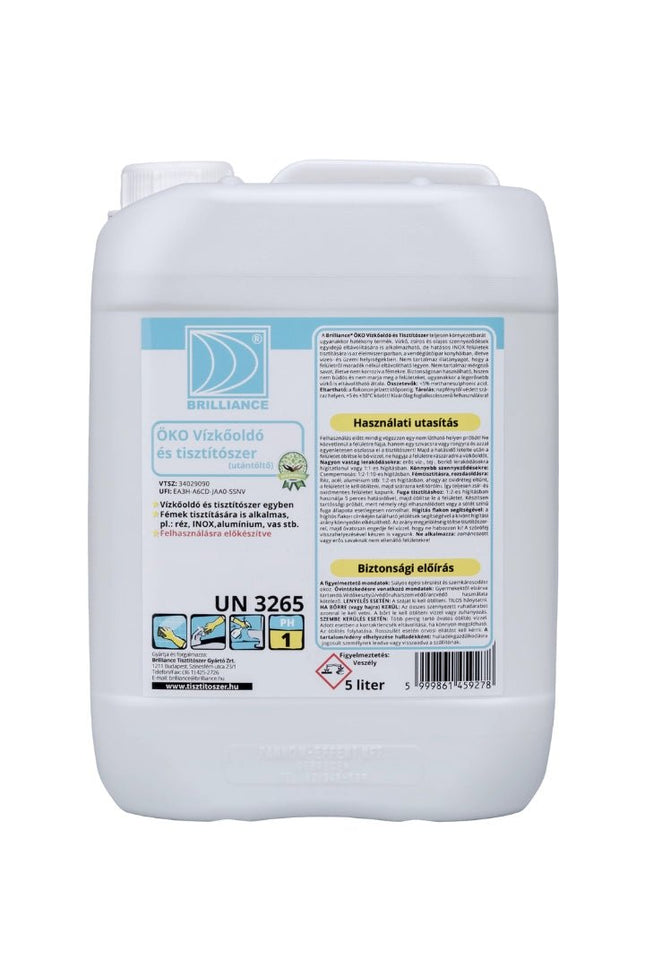 Brilliance® ÖKO Vízkőoldó és tisztítószer (utántöltő) 5 liter - Ipar Market