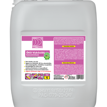 Brilliance® ÖKO Vízkőoldó koncentrátum 20 liter - Ipar Market