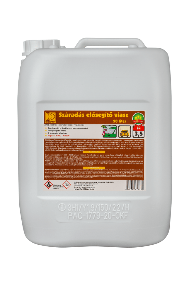 Brilliance® Száradás elősegítő viasz 20 liter - Aracid