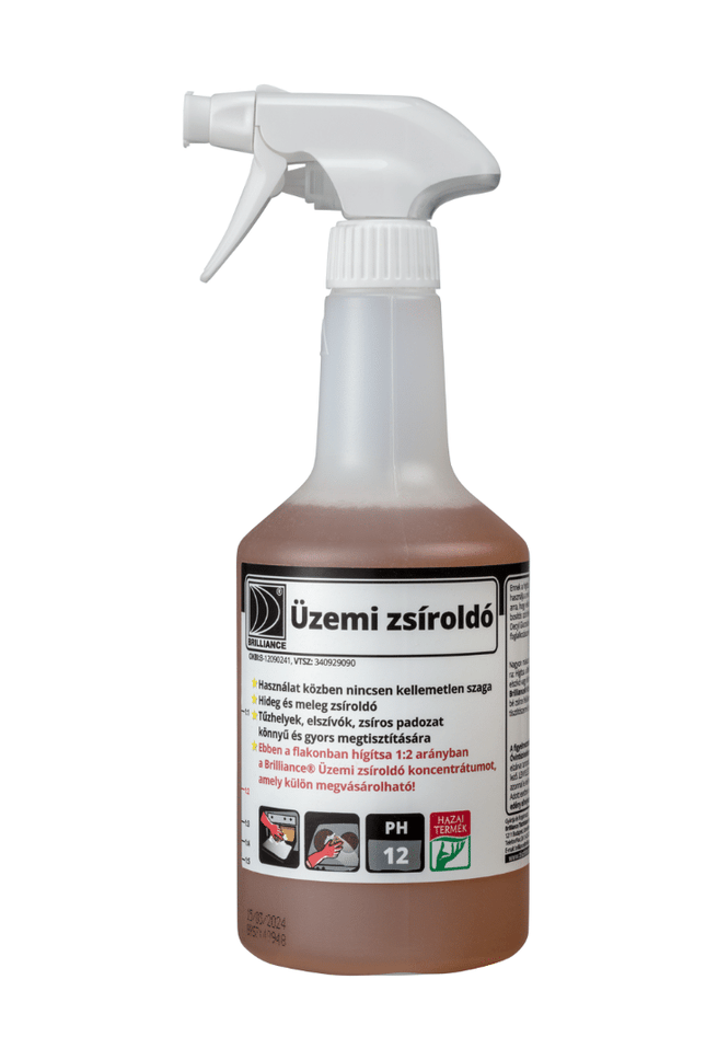 Brilliance® Üzemi zsíroldó (hígítós flakonban) 0,75 liter - Aracid