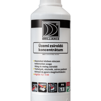 Brilliance® Üzemi zsíroldó koncentrátum 1 liter - Aracid
