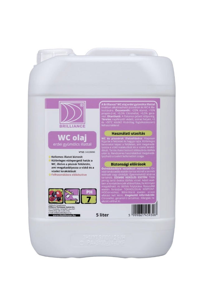 Brilliance® WC olaj erdei gyümölcs illattal 5 liter - Ipar Market