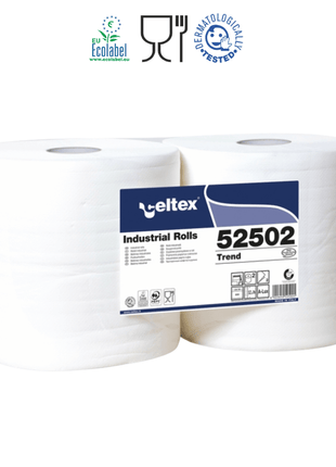 Celtex Trend ipari törlő cellulóz, 2 réteg, 272m, 800 lap, 26,5x34cm, 2 tekercs/zsugor - Ipar Market