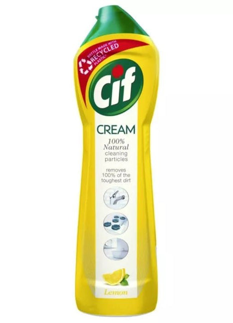 Cif folyékony súrolószer Cream Citrom (sárga) 500ml - Ipar Market