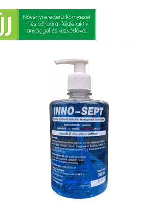 Inno - Sept fertőtlenítő kéztisztító szappan pumpás 0,5L - Ipar Market