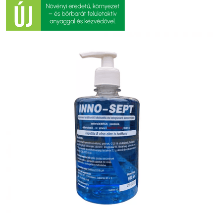 Inno - Sept fertőtlenítő kéztisztító szappan pumpás 0,5L - Ipar Market