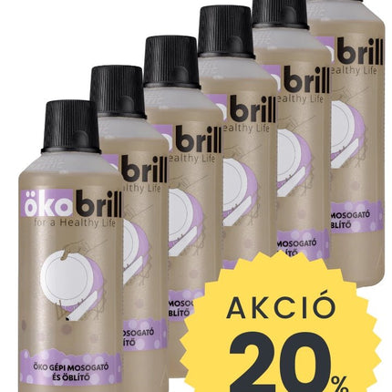 ÖkoBrill® ÖKO Gépi Mosogatószer és Öblítő Maxi csomag (6db) - Ipar Market