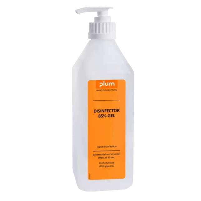 Plum Disinfector 85% kézfertőtlenítő gél 600 ml pumpás flakon - Ipar Market