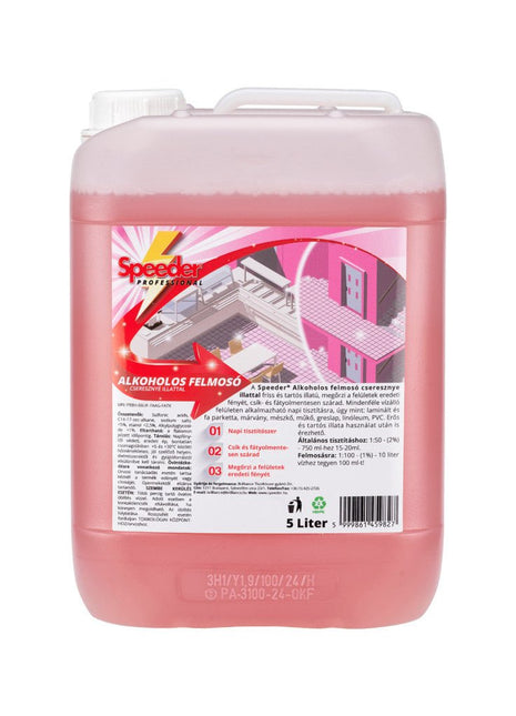 Speeder® Alkoholos Felmosó cseresznye illattal 5 liter - Ipar Market