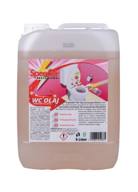 Speeder® WC olaj cseresznye illattal 5 liter - Ipar Market