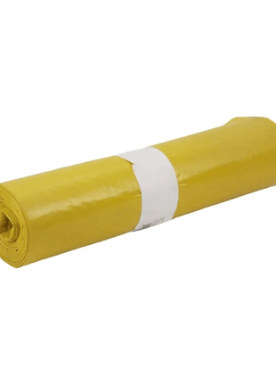 Szemeteszsák 90X120 cm, 260 l, LD 30 µ, sárga, 20db/tek. - Ipar Market
